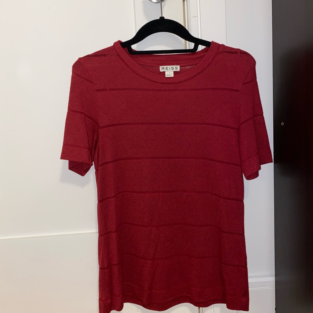 REISS RED T-SHIRT